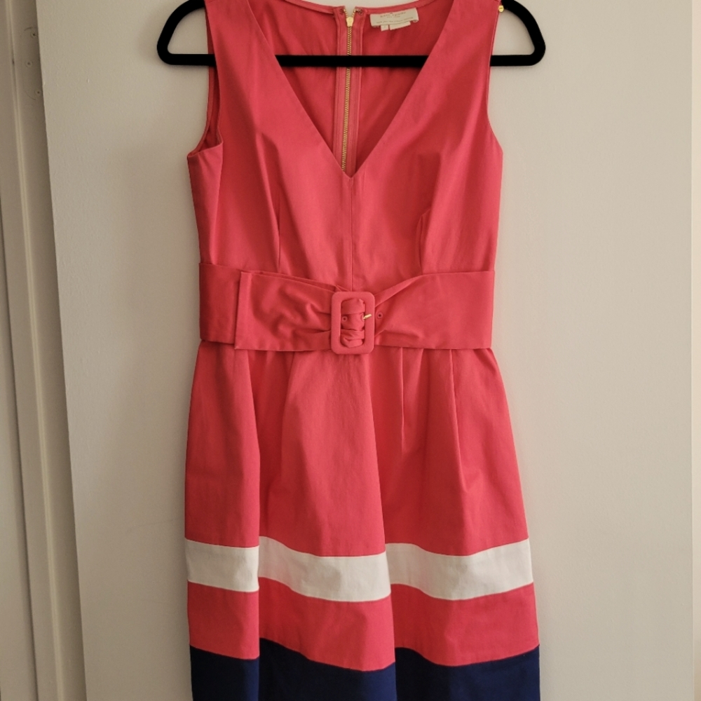 EUC Kate spade a line belted sawyer dress  size 4, with pockets